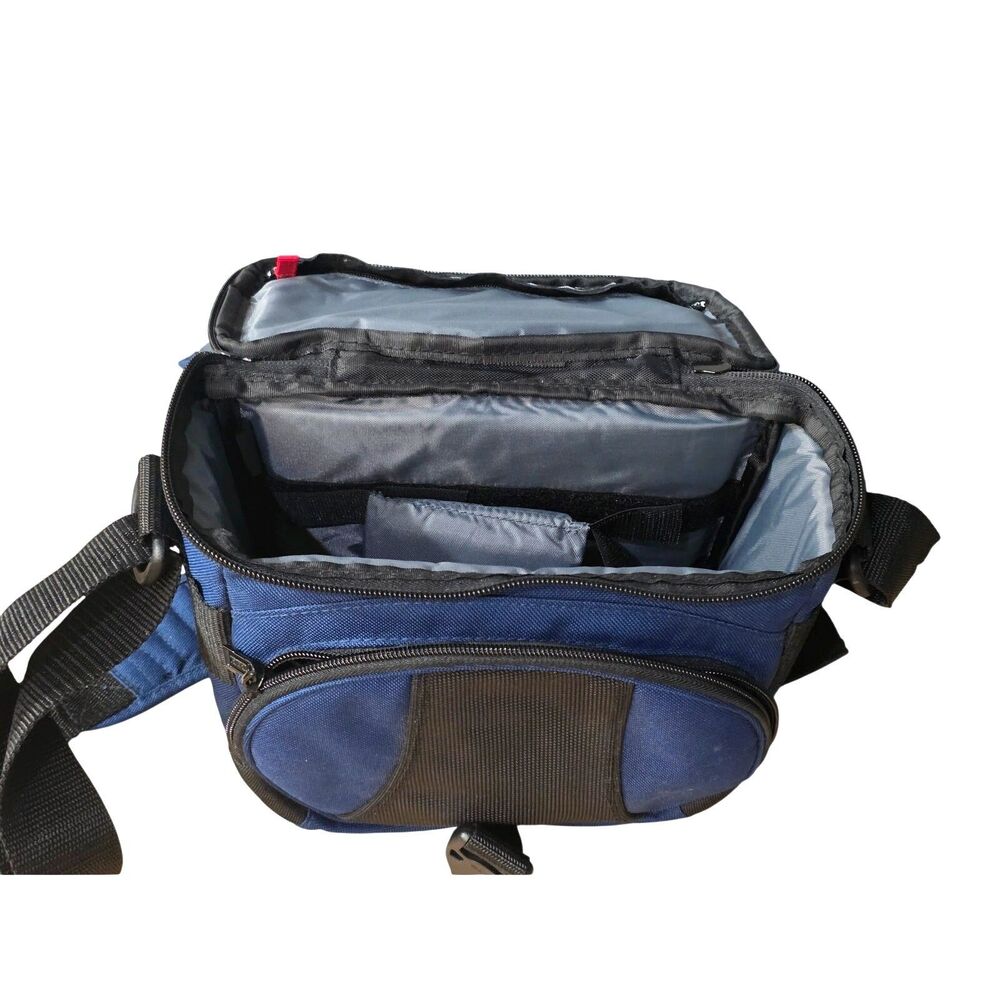Tarmac Explorer 2 camera shoulder bag ~7 x 9 x 6" blue - Picture 3 of 11